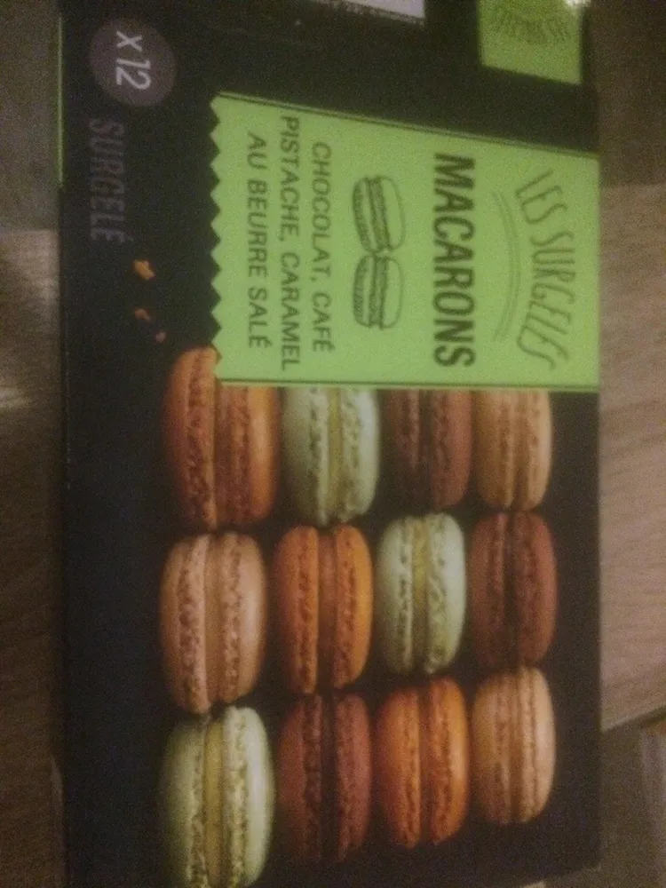 Macarons les surgelés