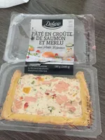 Pate en croute de saumon et merlu