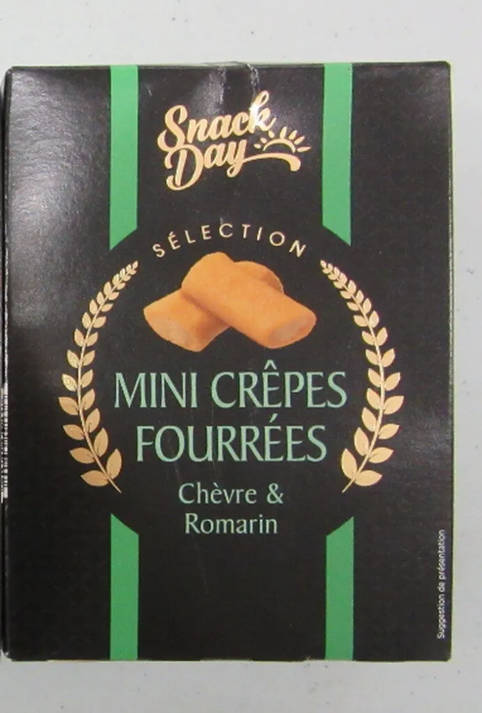 Mini Crêpes fourrées chèvre romarin