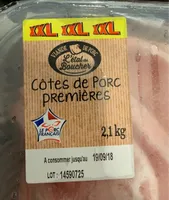Cotes de porc premieres
