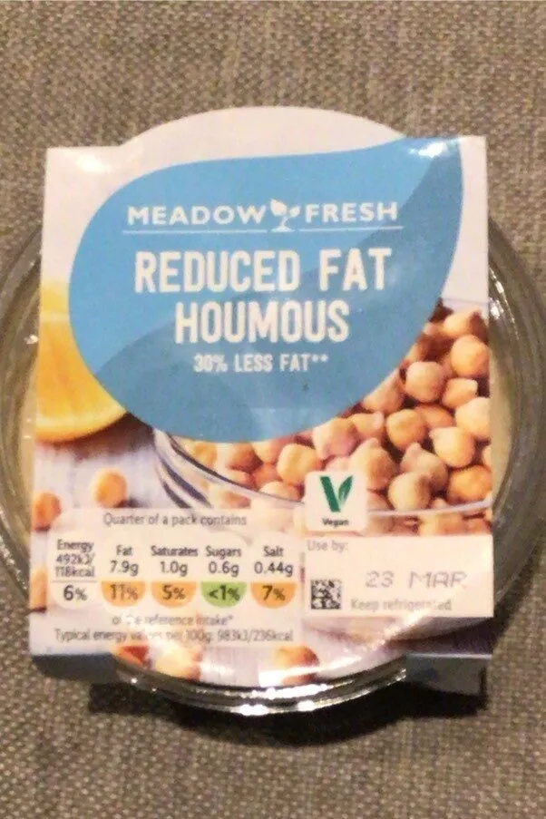 Reduced fat homous