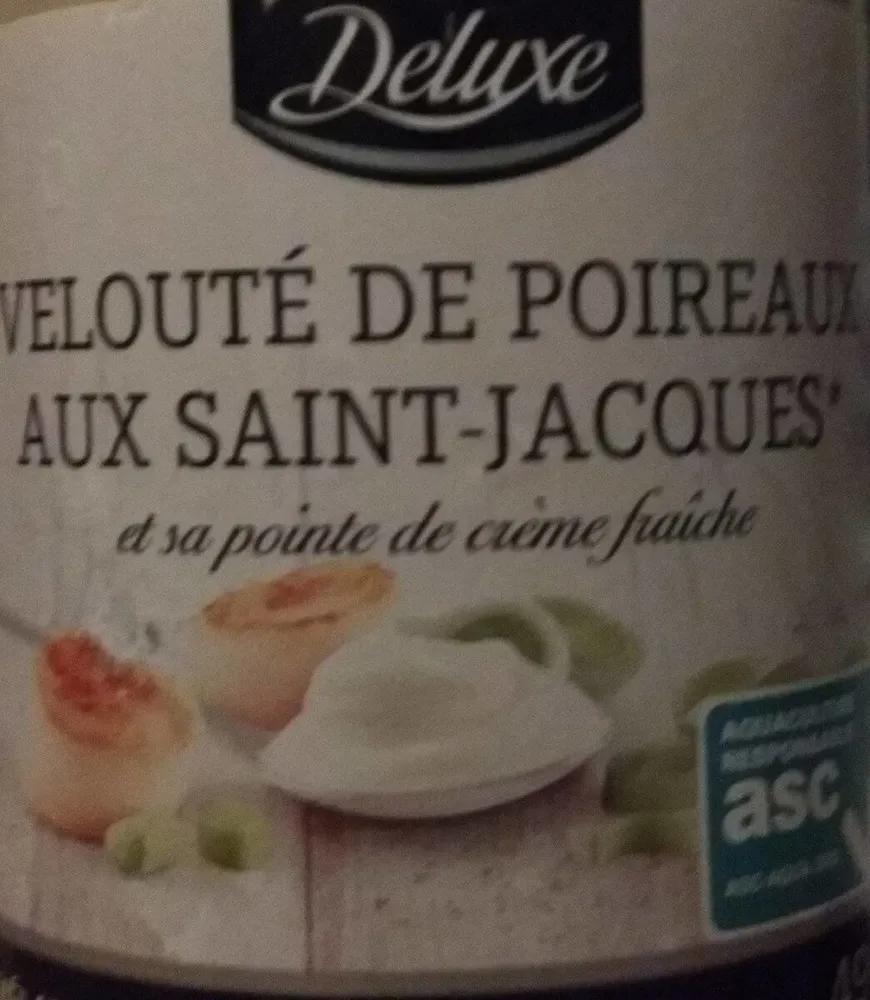 Velouté de Poireaux au saint-jacques