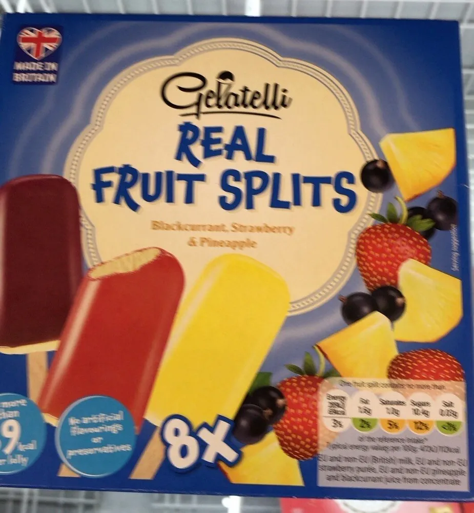 Real fruit splits