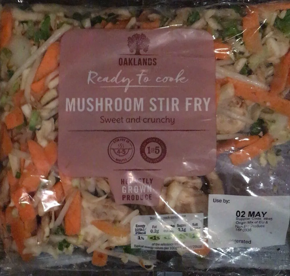 Mushroom stir fry