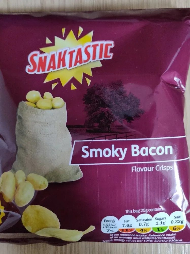 Smoky Bacon Flavour Crips