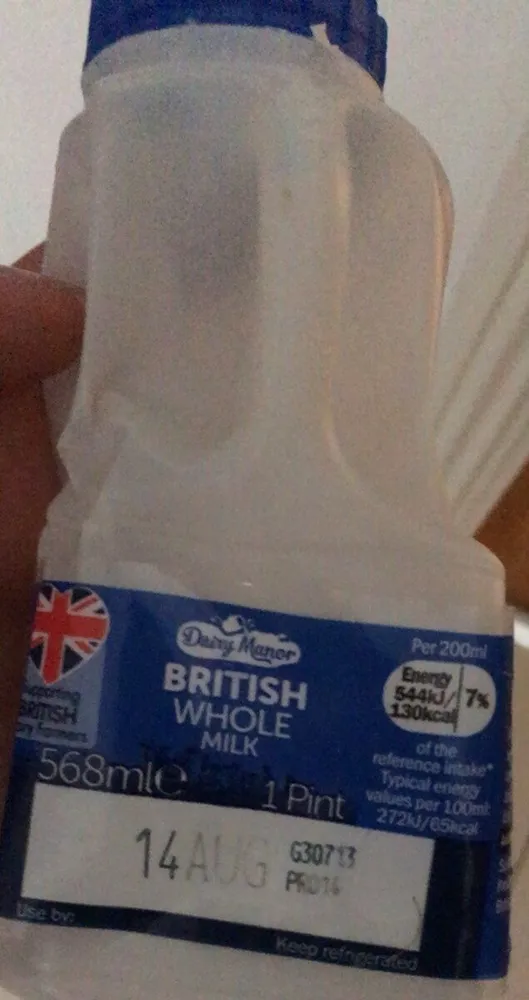 British Whole Milk