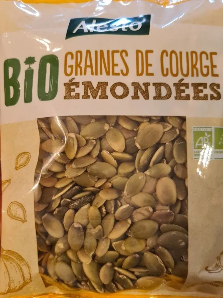 Graines de courge émondées