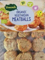 Organic vegetarian meatballs