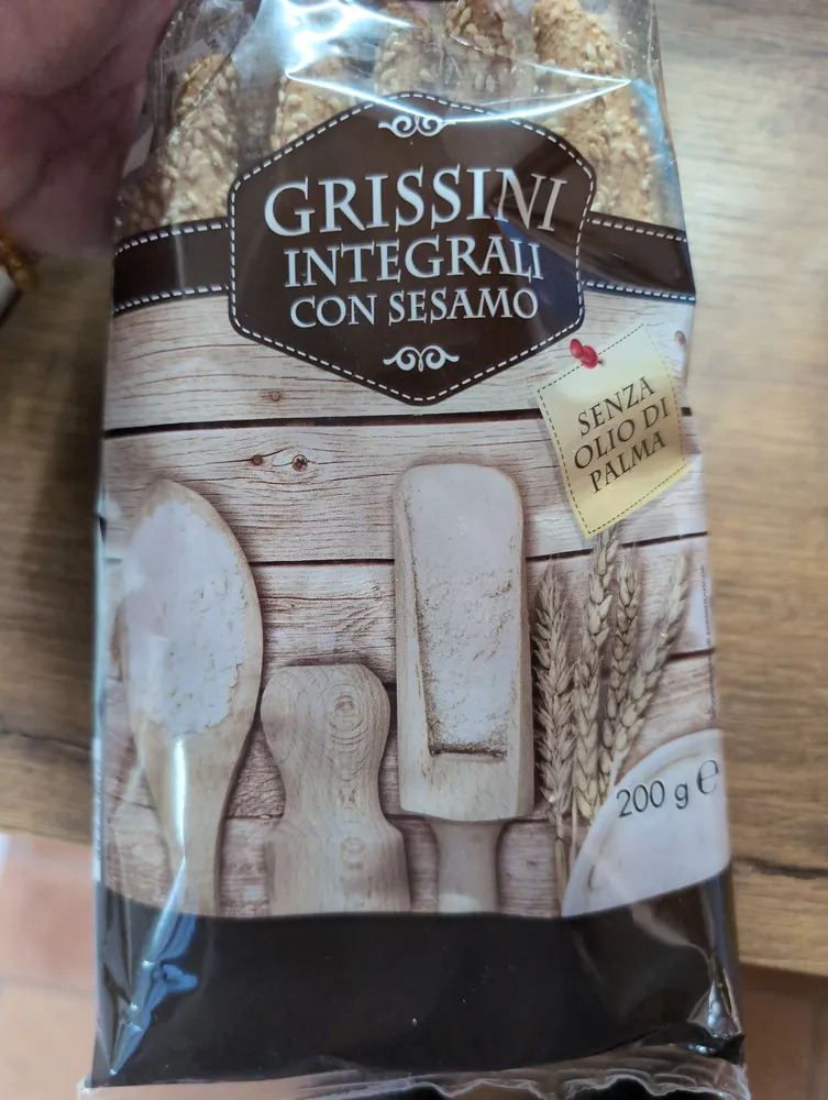 grissini integrali con sesamo