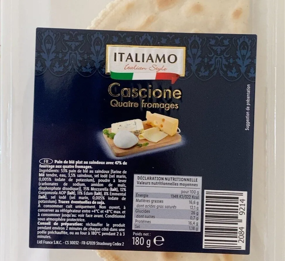 Cascione Quatre fromages