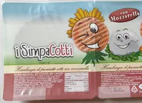 Hamburger di prosciutto cotto con mozzarella