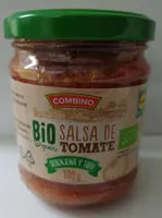 Salsa de tomate berenjena y tofu