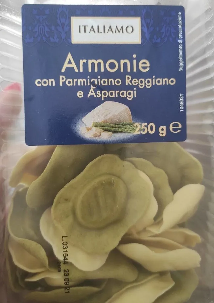 Armonie con parmigiano reggiano e asparagi