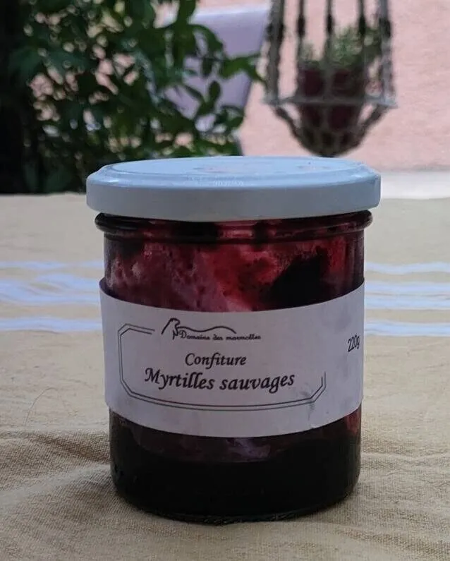 Confiture myrtille sauvage