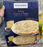 Pizza cacio e pepe