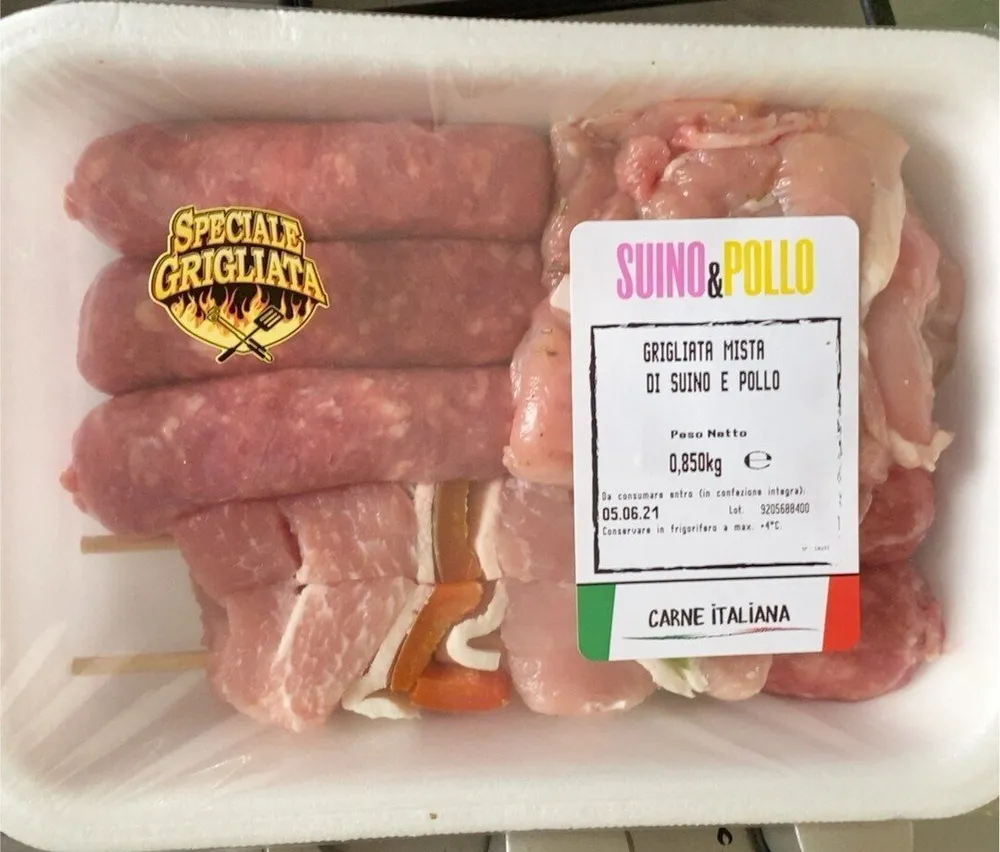 Grigliata mista di suino e pollo