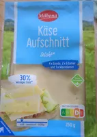 Käse Aufschnitt leicht