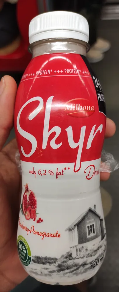 Skyr drink fresa y granada