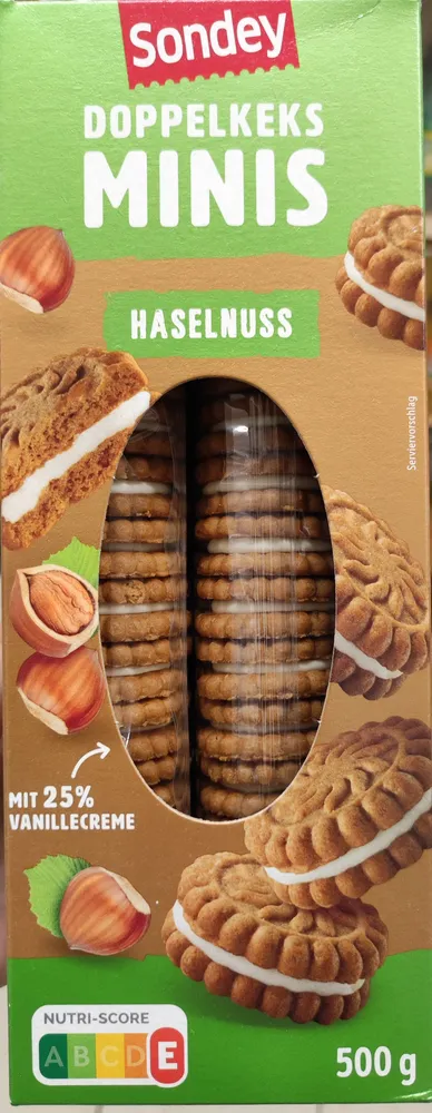 Doppelkekse Minis Haselnuss