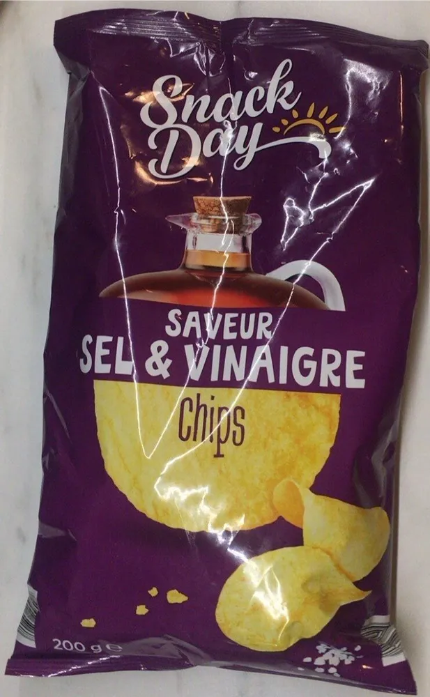 Chips saveur sel et vinaigre