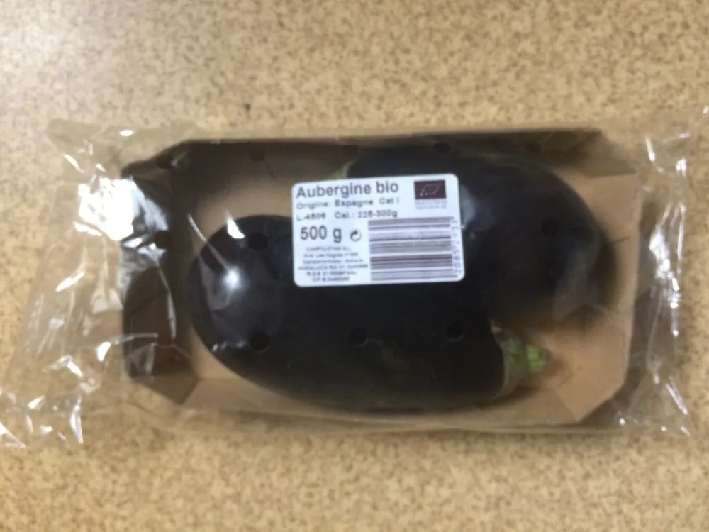 Aubergines bio