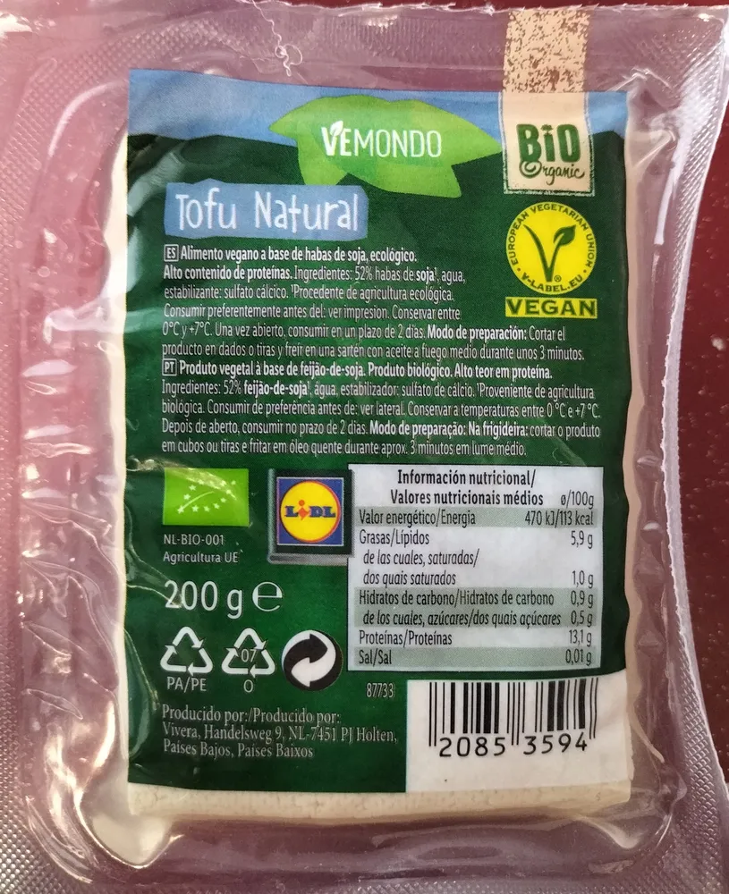 Tofu natural