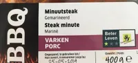 Steak minute mariné