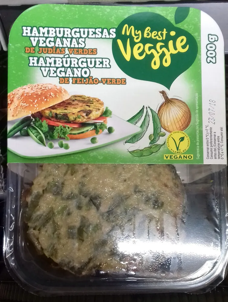 Hamburguesas Veganas de Judías Verdes