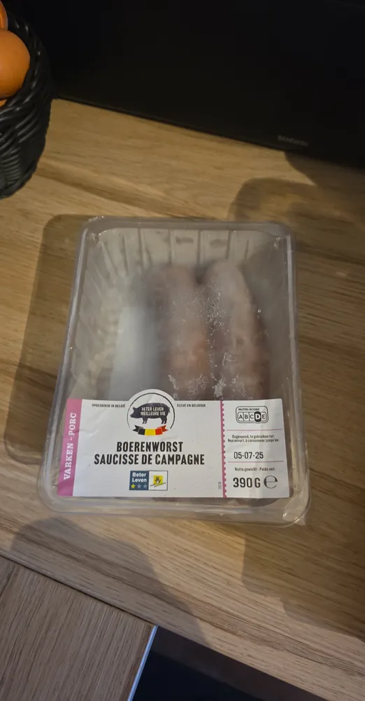 Saucisse de campagne