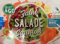 Salade repas au pâtes saumon