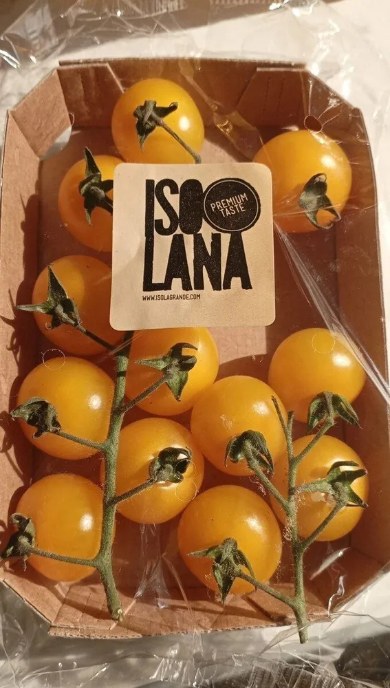 Pomodoro ciliegino a grappolo giallo