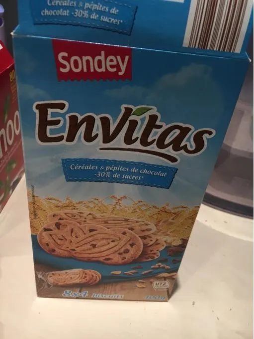 Envitas biscuit céréales et pépites de chocolat