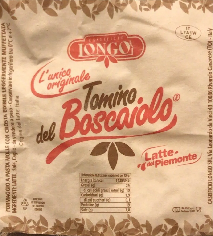 Tomino del boscaiolio