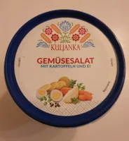 Gemüsesalat mit Kartoffeln und Ei