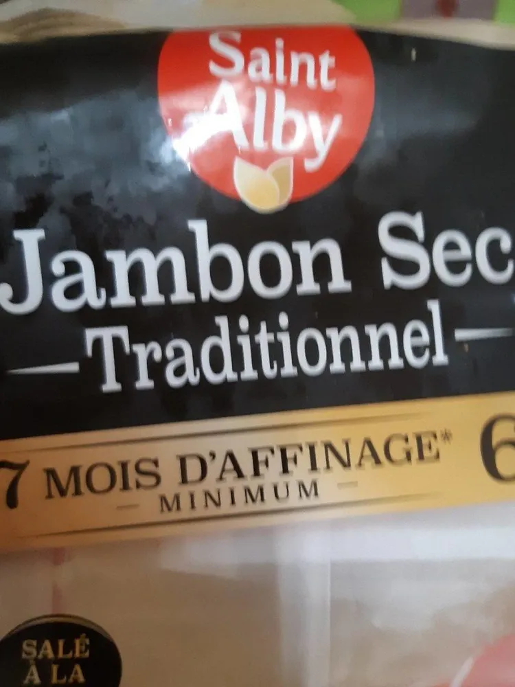 Jambon sec traditionnel