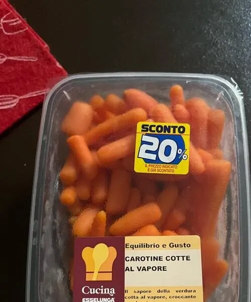 Carotine cotte al vapore