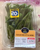 Fagiolini verdi cotti al vapore