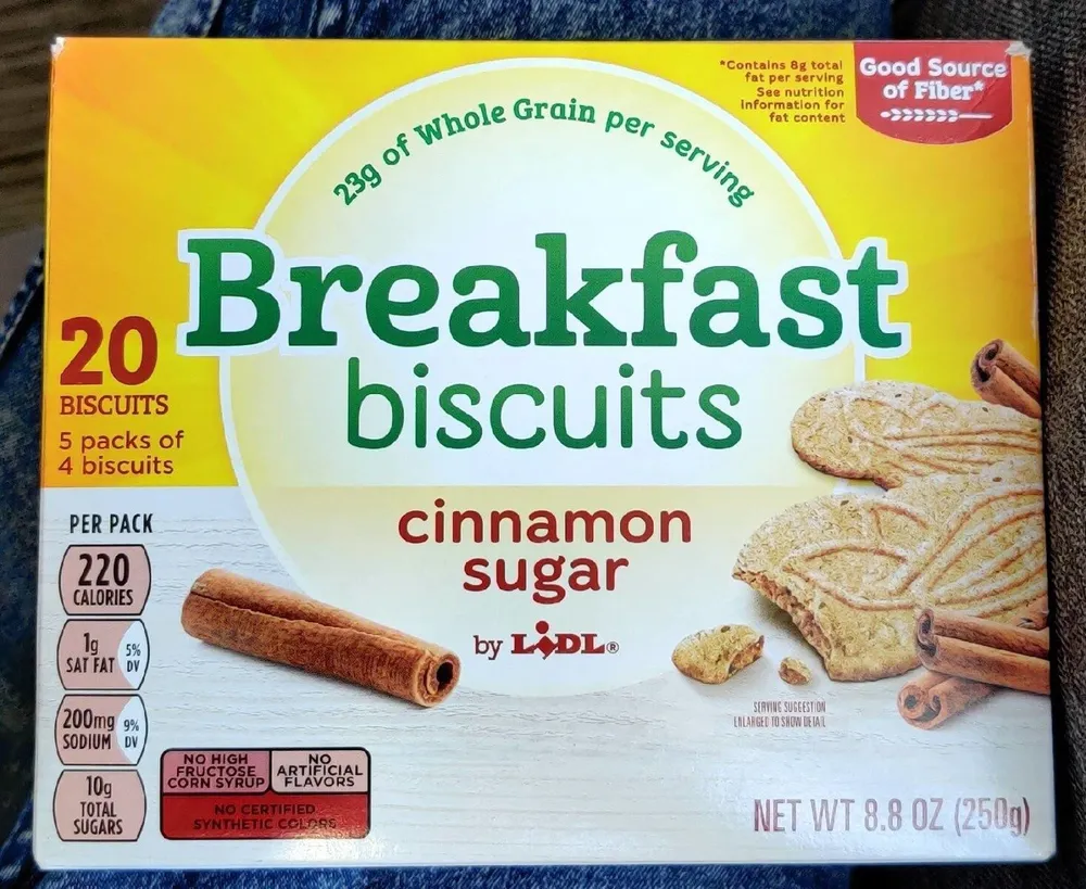 Breakfast biscuits - cinnamon sugar