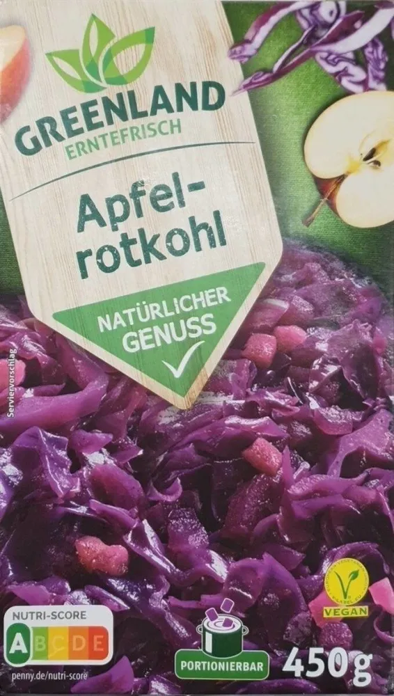 Apfel-rotkohl