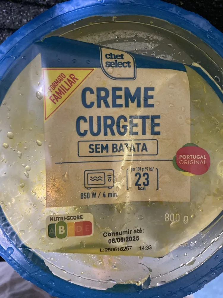 Creme Curgete
