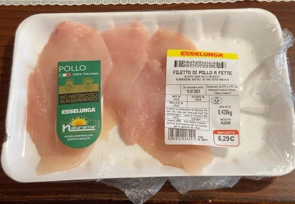 Filetto di pollo a fette