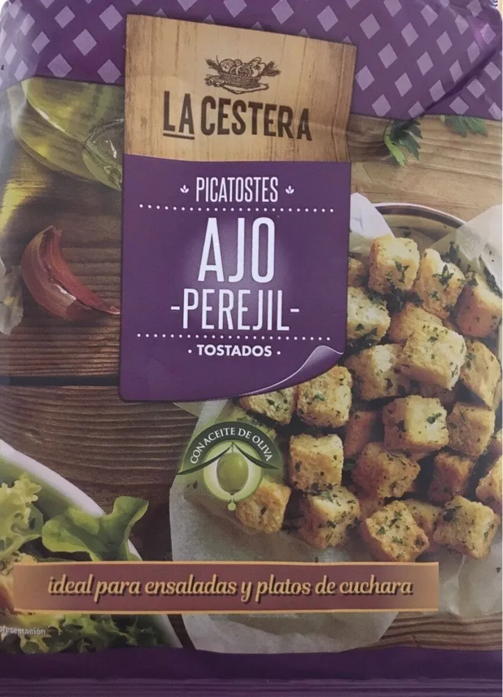 picatostes ajo y perejil