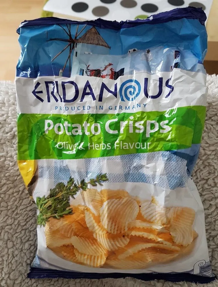 Potato crisps olive & herbs