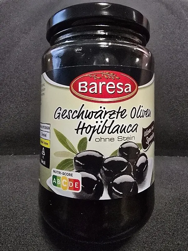 Pitted Black Olives in Brine