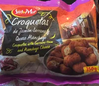 Croquetas con jamon serrano y queso manchego