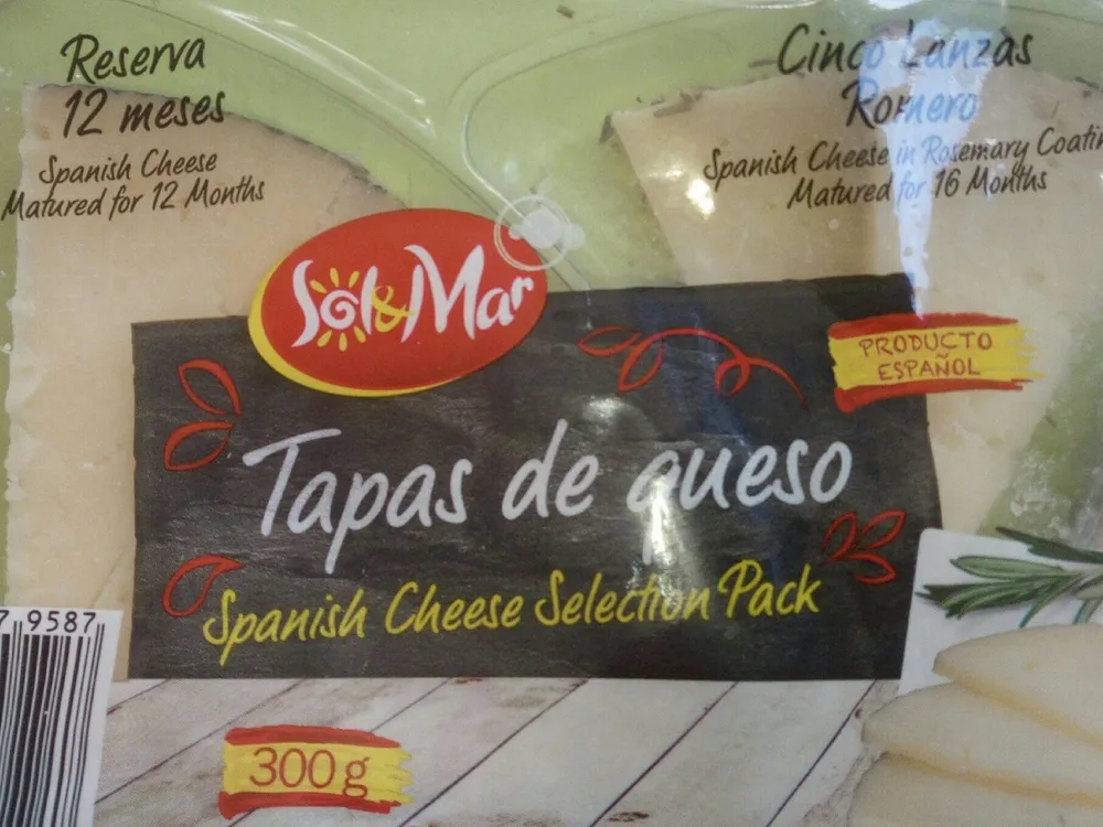 Tapas de queso