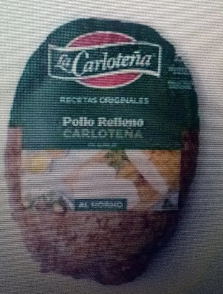 Pollo relleno al horno