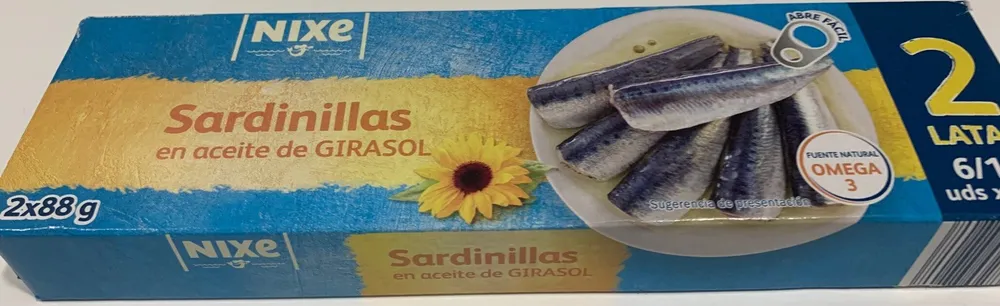 Sardinillas en aceite de girasol