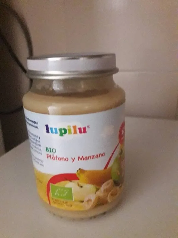 Bio platano y manzana