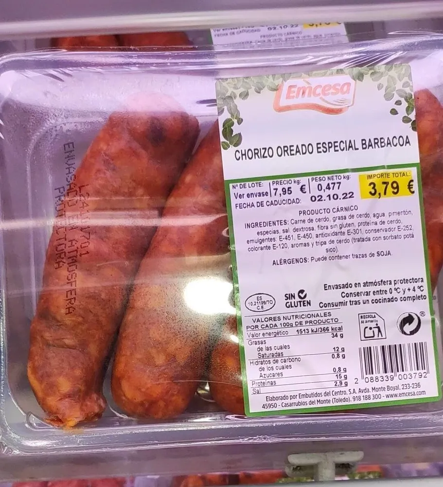 Chorizo oreado